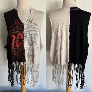 ACDC (2021) Official AC⚡️DC Long Fringe "High Voltage" T-Shirt Plus Size 1X - Picture 1 of 6