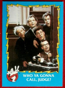 GHOSTBUSTERS II - Card #30 - WHO YA GONNA CALL, JUDGE? - TOPPS 1989 - Picture 1 of 2