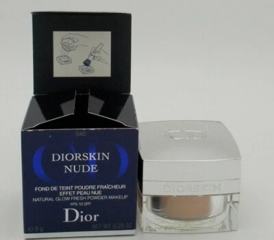 DIORSKIN NUDE NATURAL GLOW FRESH POWDER MAKEUP SPF 10 #040 - 0.28oz NEW WITH BOX - Image 1 of 4