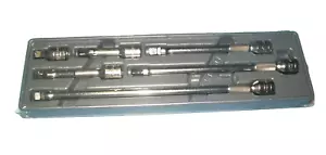 New Snap-on™ 3/8" drive 6pc Knurled Wobble Plus Extension Set 206AFXWP Sealed - Foto 1 di 6