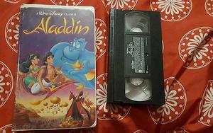 Aladdin. VHS. DISNEY. BLACK DIAMOND CLASSIC. RARE. FREE SHIPPING!! - Picture 1 of 3