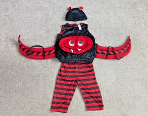 Halloween Infant Kids Girls & Boys Plush Tiny Fancy Spider Costume 1-2 Years Old - Picture 1 of 2