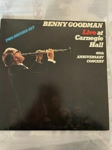 BENNY GOODMAN-Live at Carnegie Hall-40TH ANNIVERSARY CONCERT-LONDON 2 LP Set - Picture 1 of 12
