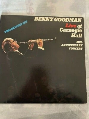 BENNY GOODMAN-Live at Carnegie Hall-40TH ANNIVERSARY CONCERT-LONDON 2 LP Set - Image 1 of 4
