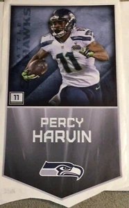 Percy Harvin Seahawks NFL FATHEAD Mural Poster 29”x16” Graphics wall - Picture 1 of 1