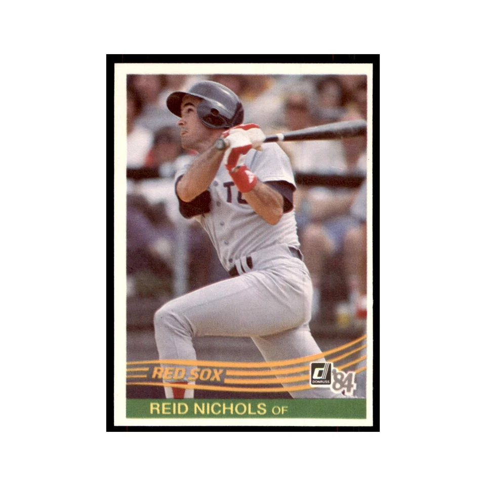 Reid Nichols 1984 Donruss #614 Boston Red Sox Baseball Card NM - Image 1 of 3