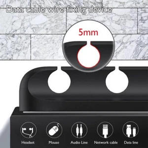 Supporto per la gestione ordinata del desktop, avvolgitore per cavo USB in silic - Bild 1 von 6