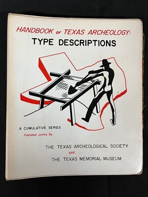 Vintage Handbook of Texas Archeology Type Descriptions 1962 Pottery, Points  - Image 1 of 4