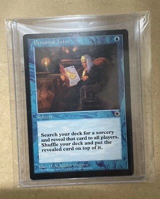 1997 Magic: The Gathering PORTAL “Personal Tutor” Vintage Unplayed - Image 1 of 4