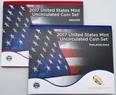 2017 - P&D Uncirculated US Mint Coin Set in OGP - Image 1 of 3