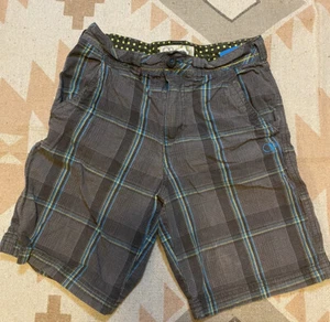 Boy’s Op Gray Plaid Shorts Size 7 EUC - Picture 1 of 3
