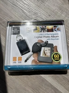 The Sharper Image Digital Photo Album with Keychain USB 2.0 Rechargeable - Picture 1 of 2