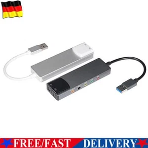 Externe Audiokarte AC3 DTS Kopfhöreradapter Soundkarte optisch für PC Computer - Photo 1/14