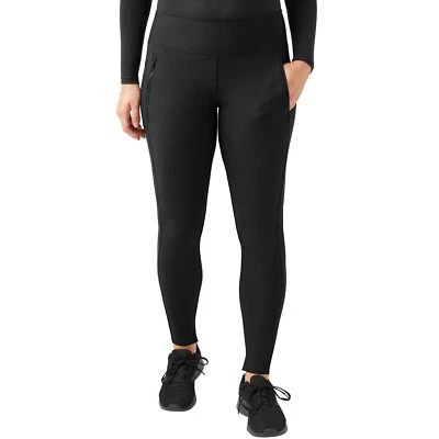 NOVA Calça Vestido City Feminina Member's Mark Cintura Alta Zíper Bolsos Puxar em PRETO - Imagem 1 de 3