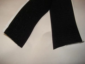 Bande agrippante adhesive scratch largeur 50mm noir autocollant vendu au mètre - Imagen 1 de 1