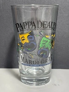 Pappadeaux Seafood Kitchen Mardi Gras Pint Beer Glass - Picture 1 of 7