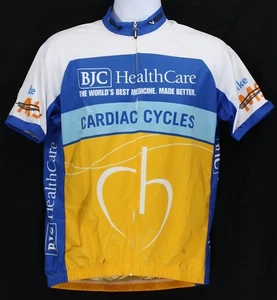 Christian Hospital BJC HealthCare Cardiac Cycles Cycling Jersey V-Gear Lg Club  - Picture 1 of 4