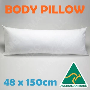 Australian Made Full Body Maternity Pregnancy Support Pillow-100% Cotton Cover - Picture 1 of 2