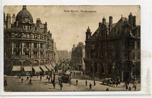 (Go183-191) New Street, BIRMINGHAM c1910 sin usar en muy buen estado - Imagen 1 de 1
