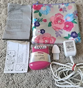 Emjoi Tilting eRase 60-Disc e60 Precision Hair Removal Epilator Pink Excellent - Picture 1 of 8