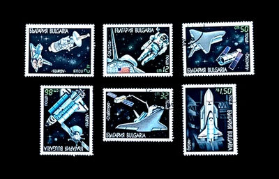 BULGARIA Stamp Lot - 1991 Space Shuttles 10th Anniversary CTO Full Set  r7 - Image 1 of 2