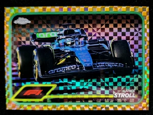 2024 Topps Chrome F1 Lance Stroll Checker Flag Gold Refractor F1 Car #6/50 NM - Picture 1 of 2