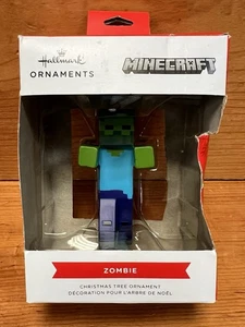 Hallmark Ornament 2021 Minecraft Zombie Resin Collectible Christmas Ornament - Picture 1 of 4
