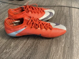 Nike Mercurial Vapor 13 Elite FG Max Orange Metallic Silver AQ4176-851 - Picture 1 of 4
