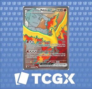 Pokemon - Team Rocket's Moltres ex - 208/182 - SV10: Destined Rivals - Holo NM - Bild 1 von 1