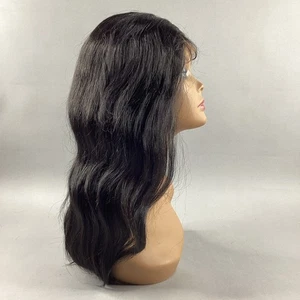 MLI314 Magic Lace Long Wavy #1B Off Black Lace Front Synthetic Wig - Picture 1 of 9