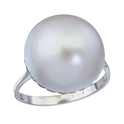 Ring Mabé Perle 585er Weißgold - Bild 1 von 3