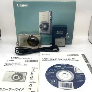 Canon IXY DIGITAL 55 Silver 5.0MP Compact Digital Camera From Japan Used Canon - Picture 1 of 19
