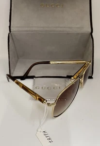 Gucci bamboo GG 4240/S CSXOH Gold Metal Frame Gradient Lens Aviatior Sunglasses - Bild 1 von 14