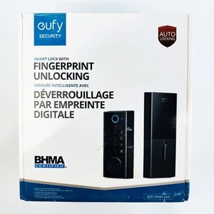 eufy Smart Door Lock S231 Keyless Fingerprint Wi-Fi Door Lock IP65 Weatherproof - Picture 1 of 17