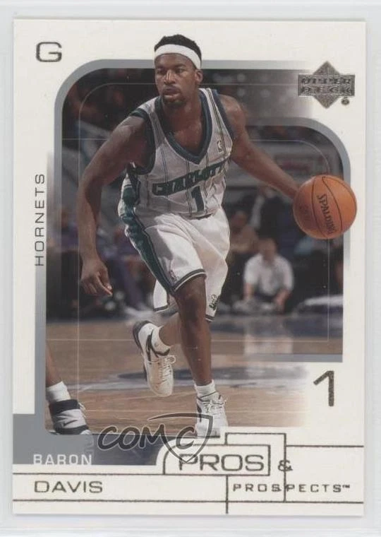 2001-02 Upper Deck Pros & Prospects Baron Davis #8 - Image 1 of 2