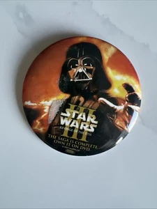 STAR WARS 3 REVENGE OF THE SITH MOVIE PIN DARTH VADER 3 INCH PROMO PIN NEW - Picture 1 of 2