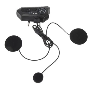 Casque De Moto Souple Interphone Bidirectionnel Clair Sûr Stable - Afbeelding 1 van 12