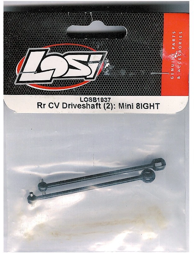 Team Losi LOSB1937 Rr CV Driveshaft (2): Mini 8 - Image 1 of 1