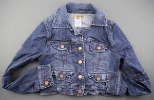 Women's STS See Through Soul Cropped Jean Jacket Button Front Size S - Picture 1 of 3