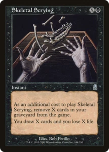 Japanese Skeletal Scrying Odyssey Played MTG Magic DNA GAMES - Picture 1 of 1