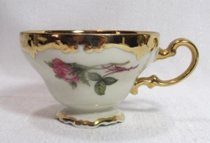 Copa Demitasse Rosenthal Alemania R1938 Pompadour Oro Rosa con incrustaciones una (1) GC - Imagen 1 de 11
