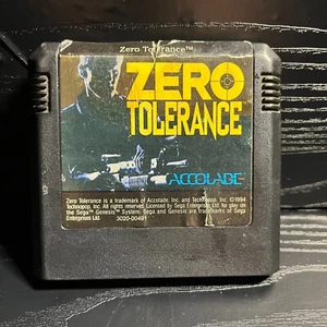 Zero Tolerance (Sega Genesis, Accolade, 1994) Game Cartridge *Tested* - Picture 1 of 3