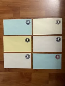 United States Postal Envelopes In Lot #8- 6 Old Different Postal Envelopes. - Picture 1 of 2