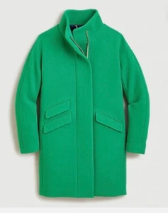 Neu mit Etikett J. Crew Größe 00 Cocoon Mantel aus italienischem Stadionstoff Wolle Stil J5536 - Bild 1 von 5