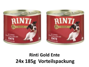 Rinti Gold Ente | 24 x185g Hundenassfutter Vorteilspackung - Bild 1 von 1