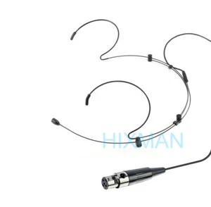 HIXMAN HM3-EV Black Adjustable Headset Mic For Electro Voice Telex Wireless Sets - Picture 1 of 7