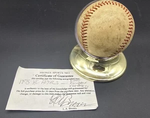 1975 KC Kansas City Royals Autographed Baseball - Brett Herzog Killebrew ++ - Picture 1 of 8