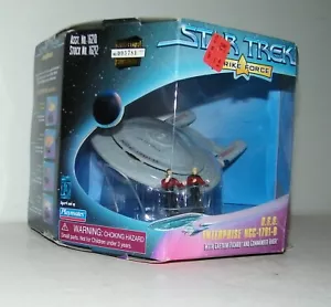 Star Trek Strike Force USS Enterprise NCC-1701-D W/Picard & Riker Playmates 1997 - Picture 1 of 4