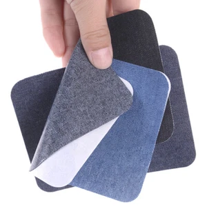 12pcs Jeans Patch Iron On Patches Repair Patchwork For Clothes Stickers Sewi DI - Picture 1 of 12