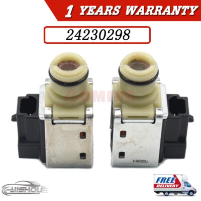 Solenoide de cambio 2 piezas 24230298 para Chevy Silverado GMCTtransmission 1-2 2-3 A & B Foto 1 de 4